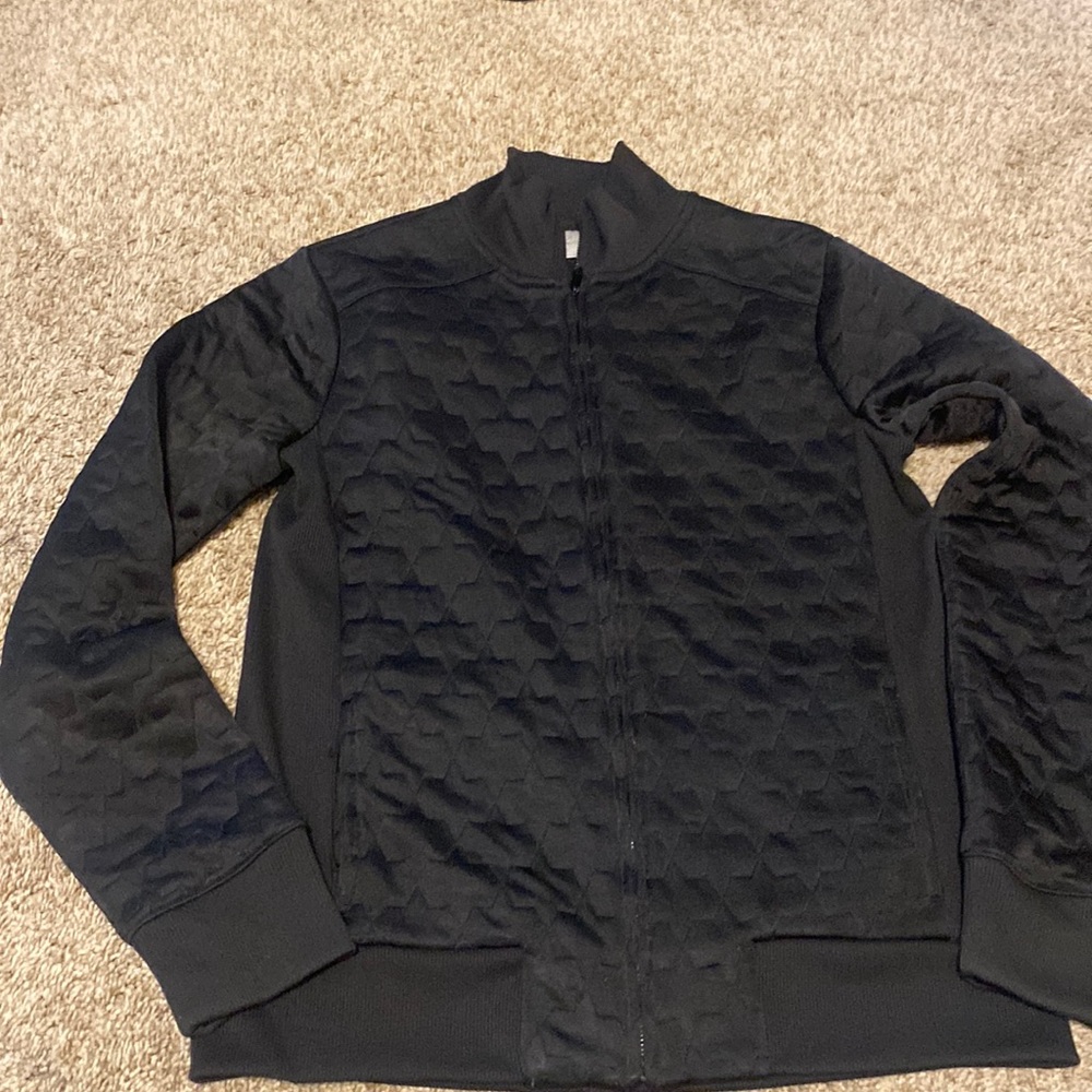Black xs gap fit womens zip up